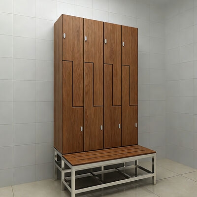 Antibacterial Commercial Gym Lockers Moistureproof HPL Lockers For Public Space