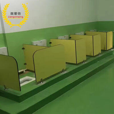 Anti Corrosion Kids Toilet Partition HPL Honeycomb Board Custom Toilet Partitions Fireproof