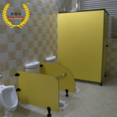 Anti Corrosion Kids Toilet Partition HPL Honeycomb Board Custom Toilet Partitions Fireproof