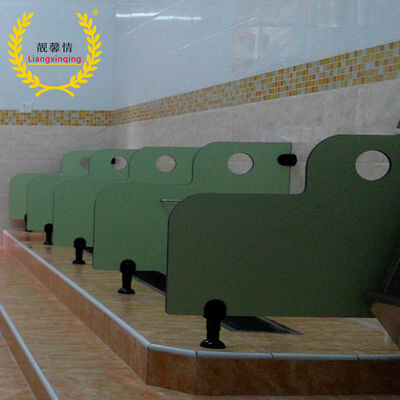 Anti Corrosion Kids Toilet Partition HPL Honeycomb Board Custom Toilet Partitions Fireproof
