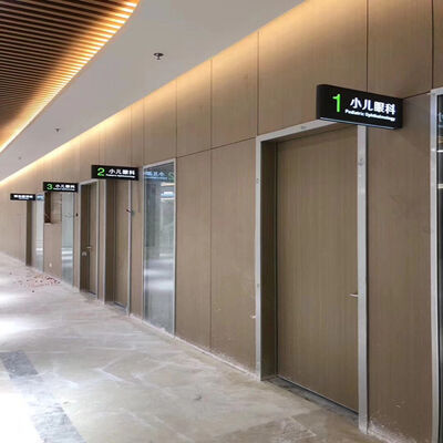 Eco Friendly Custom Wall Cladding Fire Resistant / Water Resistant Wall Cladding Board For Hospital Mall