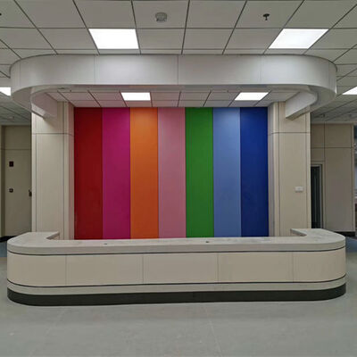 Waterproof HPL Wall Panel Chemical Resistant Antibacterial Wall Cladding For Healthcare Applications