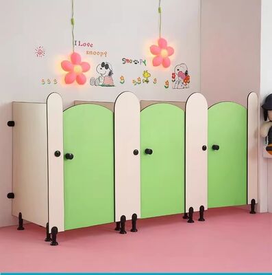 Modern Custom Bathroom Partitions HPL Honeycomb Board Bathroom Stall Divider For Kids