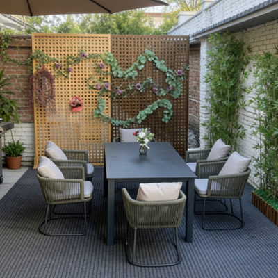 Weather Resistant Outdoor Furniture Waterproof Outdoor Chair Set For Patio Balcony Restaurant