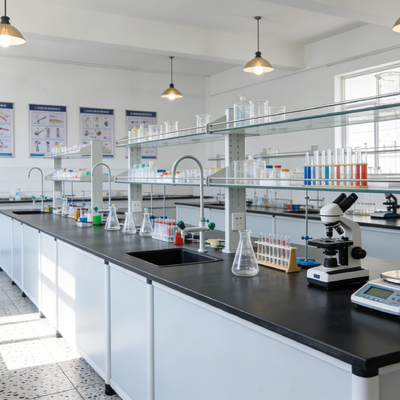 Customizable Laboratory Table Top School Lab Bench Top Scratch Resistant E1 Formaldehyde