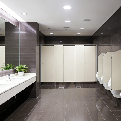 Durable Toilet Partition Systems Customizable Bathroom Urinal Partitions