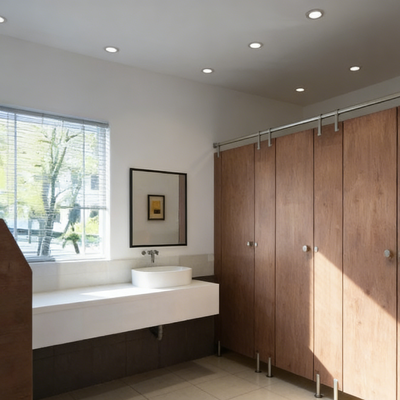 Wear Resistant Toilet Compartment Customizable Commercial Washroom Cubicles For Shopping Malls