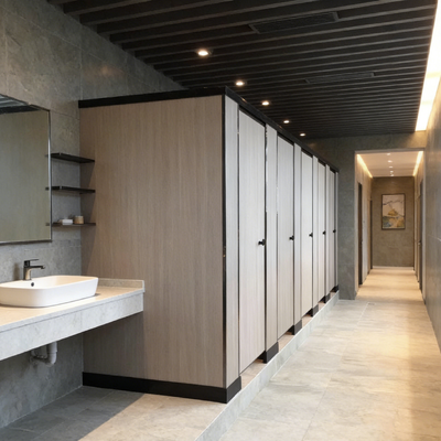 Anti Bet Toilet Partition Systems Waterproof Toilet Cubicle Partitions With 304 Stainless Steel Hardware
