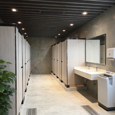 Anti Bet Toilet Partition Systems Waterproof Toilet Cubicle Partitions With 304 Stainless Steel Hardware