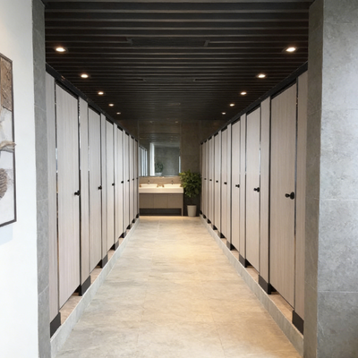 Anti Bet Toilet Partition Systems Waterproof Toilet Cubicle Partitions With 304 Stainless Steel Hardware
