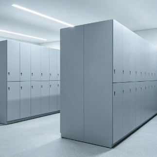 HPL Commercial Gym Lockers Durable Changing Room Cabinet Customized For Swimming Pool