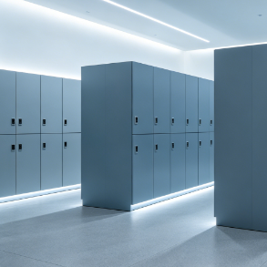 HPL Commercial Gym Lockers Durable Changing Room Cabinet Customized For Swimming Pool