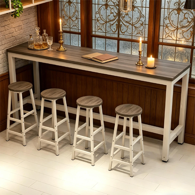 Non Porous Commercial Table Tops Moisture Proof Cafe Table Chair Set