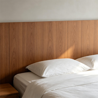 HPL Half Wall Panel Waterproof Wood Grain Wall Panels Anti Scratch For Bedroom