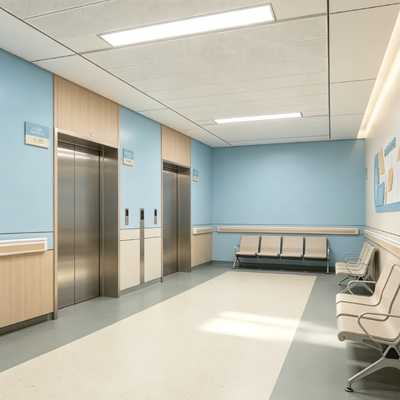 Fireproof Internal Wall Cladding Compact HPL Wall Cladding Antibacterial For Hospital