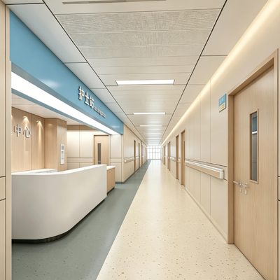 Fireproof Internal Wall Cladding Compact HPL Wall Cladding Antibacterial For Hospital