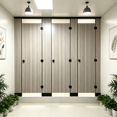 Waterproof Toilet Compartment Moisture Proof Public Restroom Stalls Fire Resistant