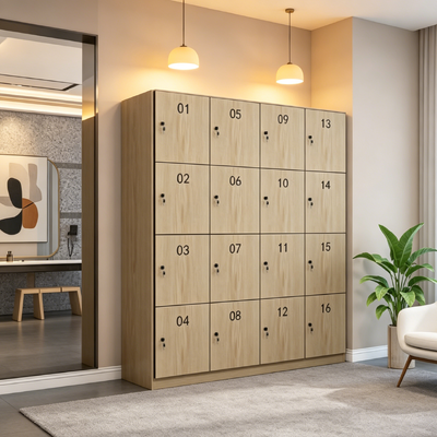 Eco Friendly Commercial Gym Lockers Moisture Proof Storage Cabinet Locker Anti Bacterial
