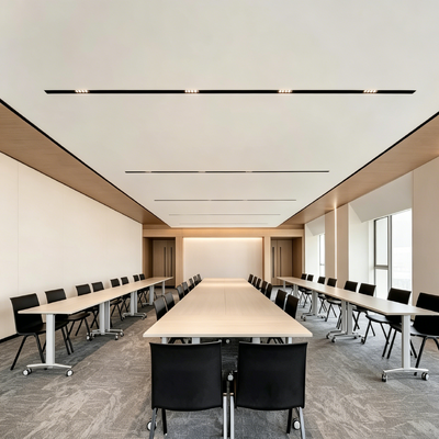 Fire Resistant Conference Table Top Durable Compact Laminate Table Top Anti Bacterial For Meeting Room