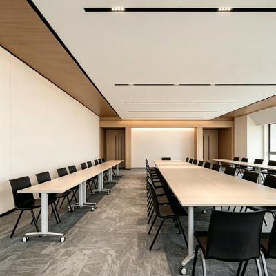 Fire Resistant Conference Table Top Durable Compact Laminate Table Top Anti Bacterial For Meeting Room