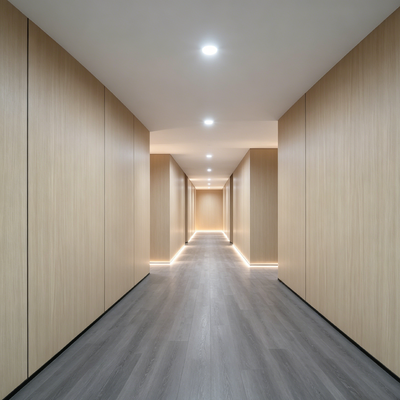 Wood Grain Wall Cladding Panels Humidity Resistant Compact Laminate Board Waterproof