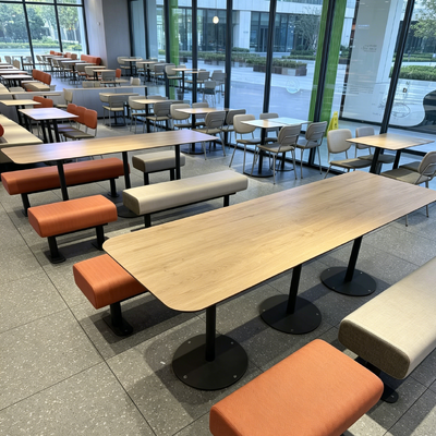 Customizable Commercial Table Tops Scratch Resistant Wood Grain Table Top Durable