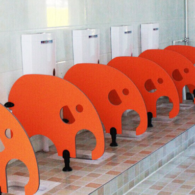 Waterproof HPL Bathroom Partition Eco Friendly Toilet Partition Panels Durable