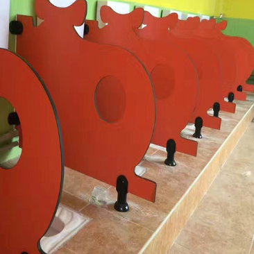 Waterproof HPL Bathroom Partition Eco Friendly Toilet Partition Panels Durable