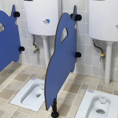 Waterproof HPL Bathroom Partition Eco Friendly Toilet Partition Panels Durable