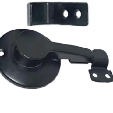 304 Stainless Steel Toilet Compartment Accessories Modern Black Toilet Cubicle Lock