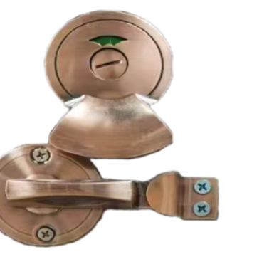 Corrosion Resistant Toilet Partition Accessories Black Gold White Bathroom Stall Lock For HPL Honeycomb Board