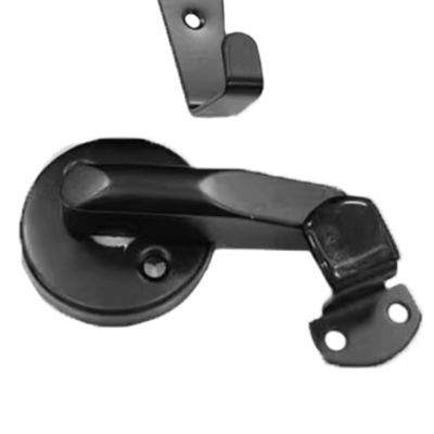 Rust Proof Toilet Partition Lock Heavy Duty Restroom Partition Locks Black For Hotel School Hospital