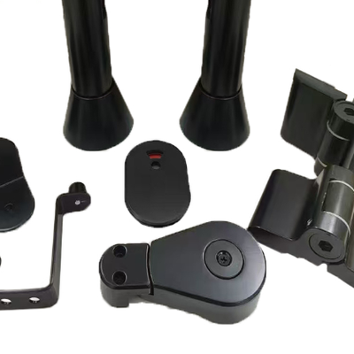 Hotel Toilet Compartment Accessories Modern Black Door Lock Wear Resistant