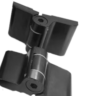 Hotel Toilet Compartment Accessories Modern Black Door Lock Wear Resistant