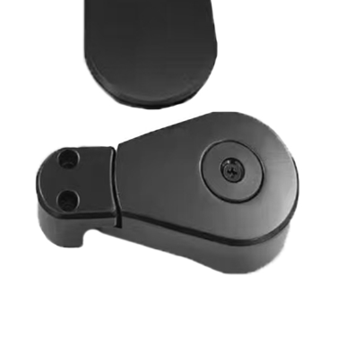 Hotel Toilet Compartment Accessories Modern Black Door Lock Wear Resistant