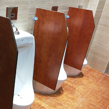 Moisture Resistant Kids Toilet Partition Compact HPL Bathroom Partitions Fire Proof