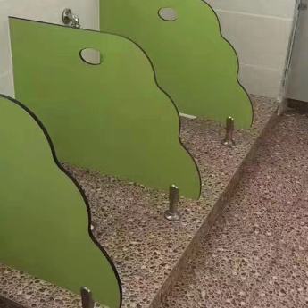 Modern Custom Bathroom Partitions HPL Honeycomb Board Bathroom Stall Divider For Kids