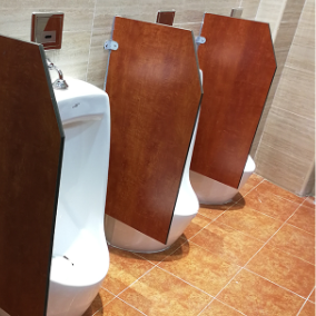 Non Toxic Bathroom Cubicle Partitions School HPL Toilet Partitions Customized