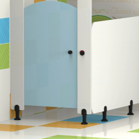 Durable Kids Toilet Partition Waterproof Fireproof Bathroom Urinal Partition