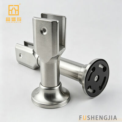 HPL Toilet Partition Accessories Stainless Steel Angle Code , Hinge , Lock , Support Feet
