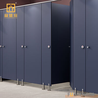 Fushengjia Compact Laminate HPL Toilet Partition, Waterproof Fireproof Cubicle Divider for Commercial Use