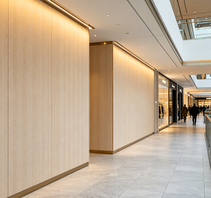 Custom HPL Wall Panel Contemporary Compact Laminate Wall Panels For Office Buildings And Large Shopping Malls