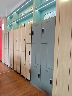 1. Waterproof Compact Laminate Lockers, Public Gym Staff Storage Lockers
