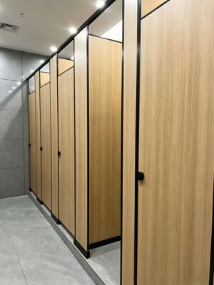 Waterproof Scratch Resistant Compact Board Toilet Partition | Anti-Collision Public Bathroom Stall Dividers