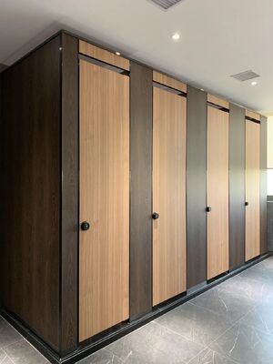 Durable Water Resistant HPL Toilet Partition for Commercial Restroom