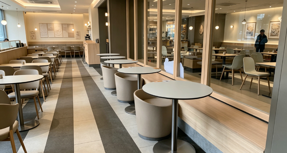 Waterproof & Scratch-Resistant HPL Table Tops for Chain Catering Stores