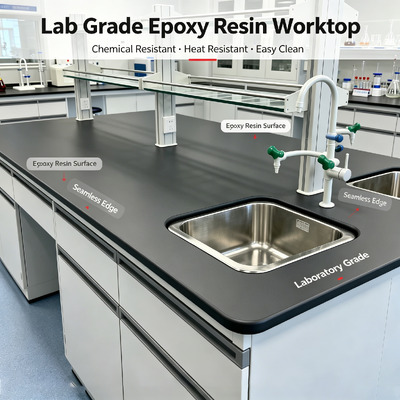 Anti-Corrosion Phenolic Resin Laboratory Worktop Custom Lab Island Bench for Chemistry Medical Research Lab