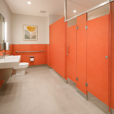 Waterproof Impact Resistant Compact HPL Phenolic Resin Public Toilet Partition, Custom Color Commercial Restroom Stall Partition for School Hospital Mall