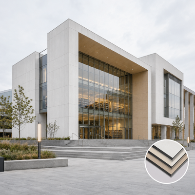 Exterior HPL Compact Laminate Wall Panels Outdoor Grade Phenolic Resin Cladding Panels