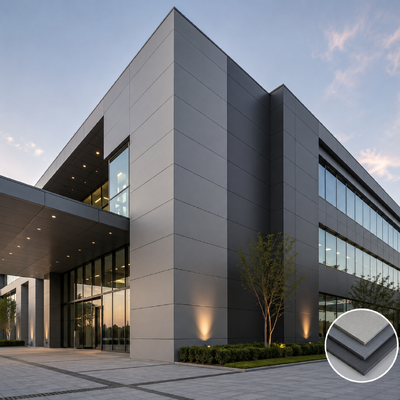 Exterior HPL Compact Laminate Wall Panels Outdoor Grade Phenolic Resin Cladding Panels